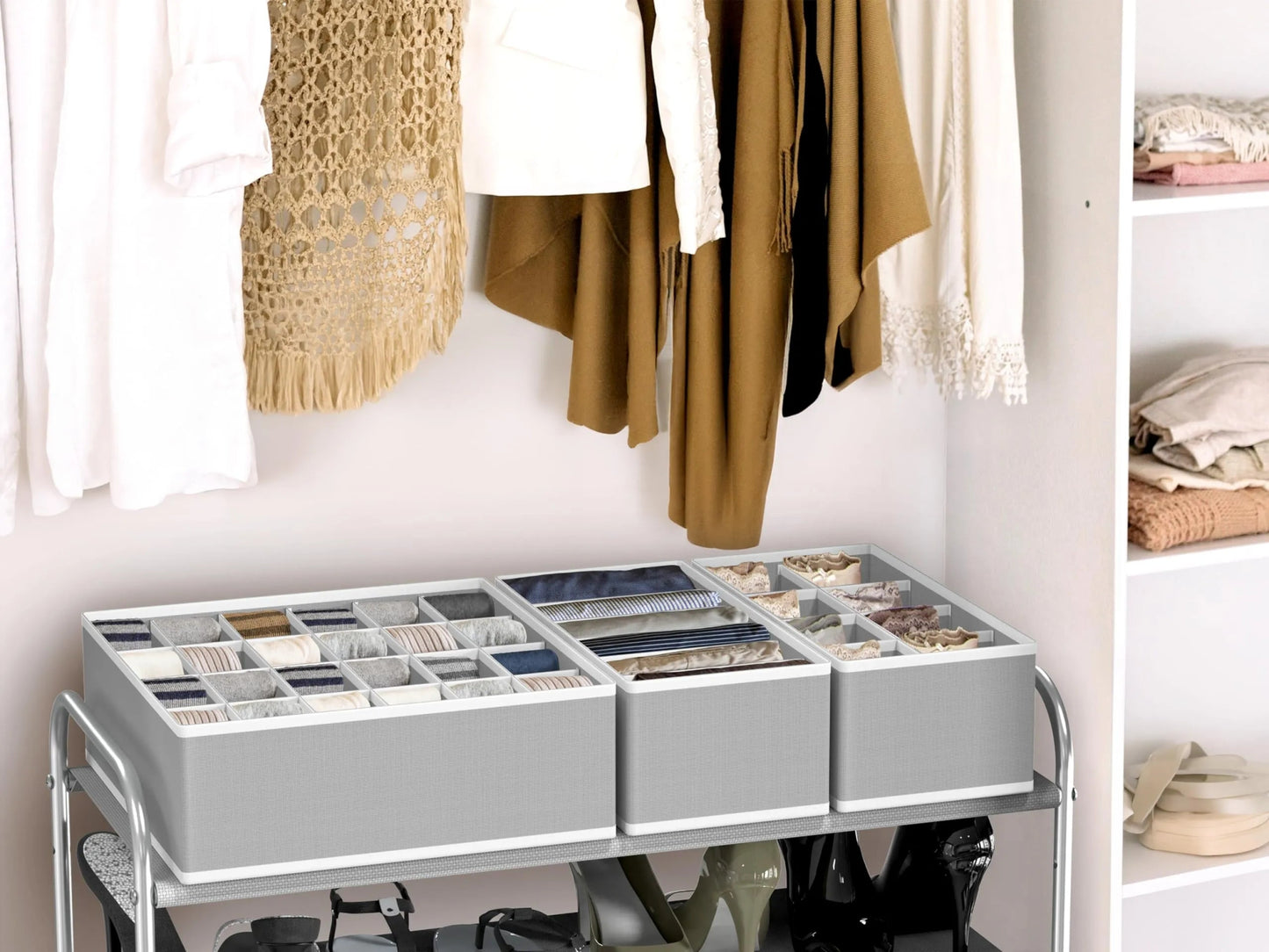 4 - Pack Drawer Organizer Set - COMFORA